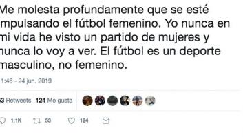 Emoción en Twitter por cómo desmontó un niño los prejuicios de su padre sobre el fútbol femenino