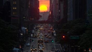 Fotos 'Manhattanhenge': fascinante alineación solar con las calles de Manhattan