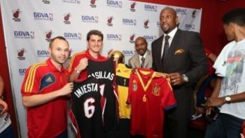 La selección española, con los Miami Heat de la NBA a su paso por Florida (FOTOS)