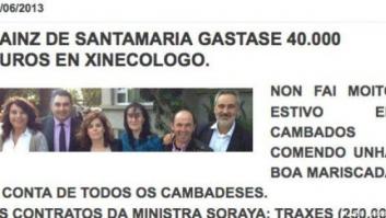 Dimite el concejal del BNG que llamó "chochito de oro" a Soraya Sáenz de Santamaría