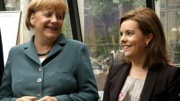 Merkel suaviza el tono con España y califica de "ejemplares" las medidas de Rajoy