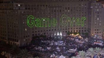 Láser verde: el símbolo de la revolución en Egipto (VIDEOS, FOTOS)