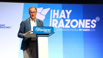 Alfonso Alonso dimite como líder de los populares vascos y abandona la política
