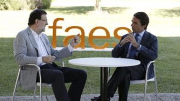 Aznar y Rajoy guardan silencio sobre Bárcenas tras la publicación de sus declaraciones en 'El Mundo'