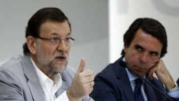 Rajoy, junto a Aznar: "No podemos decir 'España va bien', como en otros tiempos, pero sí va mejor"