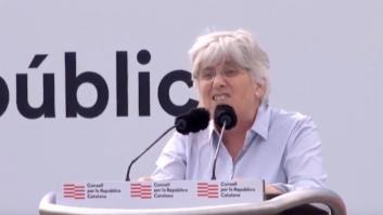 La exconsejera Clara Ponsatí, ante Torra en Perpiñán: "La mesa de diálogo es un engaño"