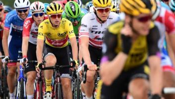 Giulio Ciccone, de maillot amarillo a quedar el último en la etapa del Tour