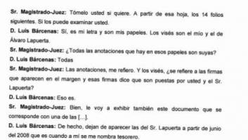 Cien folios de declaración de Bárcenas ante el juez Ruz en la Audiencia Nacional