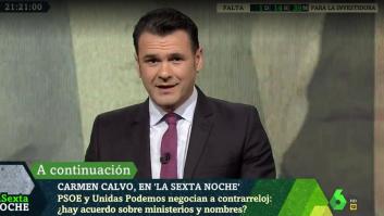 Iñaki López pide disculpas por lo que sucedió al final de 'LaSexta Noche'