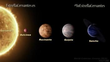 Cervantes ya tiene su estrella (y El Quijote, todo un sistema planetario)
