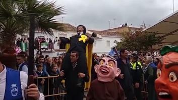 La Fiscalía no ve incitación al odio en la quema de un muñeco de Puigdemont