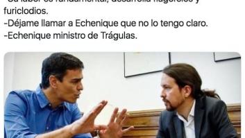 La imagen antigua de Pedro Sánchez y Pablo Iglesias con la que se están haciendo las mejores bromas de la investidura