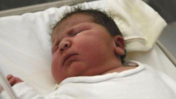 El bebé más grande de España pesa 6,20 kilos y nace por parto natural y sin epidural (FOTOS)