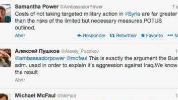 Rusia y EEUU se enzarzan en duelo verbal sobre Siria en Twitter