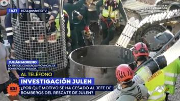 Polémica por el cese del jefe de bomberos encargado del rescate de Julen: "No sé lo qué he podido hacer mal"