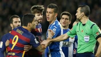 Dos partidos de sanción para Luis Suárez por insultar a los jugadores del Espanyol