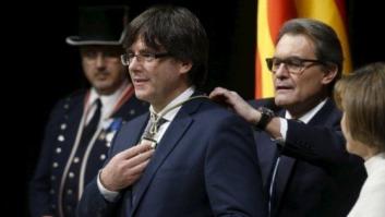 Puigdemont se estrena: "Estamos ahogados, humillados, desprecian nuestra identidad"