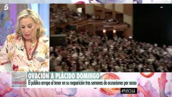 Mariángel Alcázar sorprende al hablar de Plácido Domingo en 'El programa de AR': "No quiero ir más allá..."