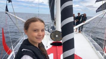 Greta Thunberg llega a Nueva York tras 14 días de travesía