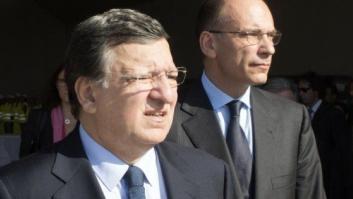José Manuel Durao Barroso, atacado con huevos por dos jóvenes contra la austeridad