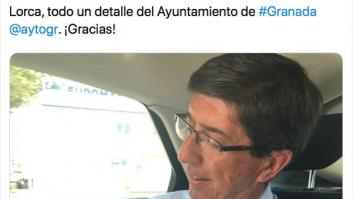 Críticas al líder de Ciudadanos en Andalucía por esta foto: el motivo es evidente
