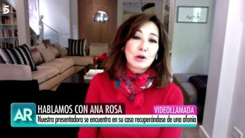 Ana Rosa Quintana aclara desde su casa cuál es su actual estado de salud