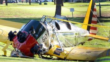 Se estrella la avioneta que pilotaba Harrison Ford: el actor está fuera de peligro (FOTOS)