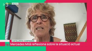El 'corte' de Mercedes Milá a un presentador de TV3 al hablar de Cataluña y España: "Es algo que no puedo entender"