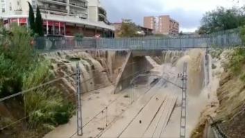 Las lluvias provocan cortes de Metro y carreteras en varias localidades de Madrid y Guadalajara