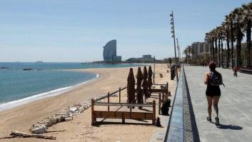 Barcelona permitirá pasear por la playa y parques a partir del miércoles