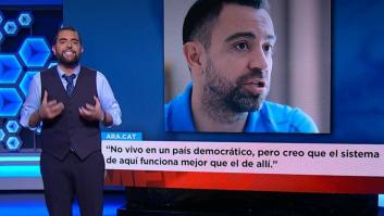 "Calladito...": el antológico vapuleo de Dani Mateo a Xavi Hernández por soltar que "Catar funciona mejor" que España