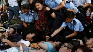 Más de 500 detenidos en una masiva manifestación por la democracia en Hong Kong