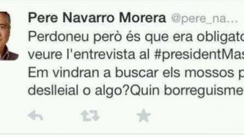 Dimite el community manager de Pere Navarro por un tuit: "Qué borreguismo"
