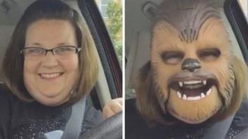 Una mujer con una máscara de Chewbacca se convierte en el vídeo más visto en la historia de Facebook
