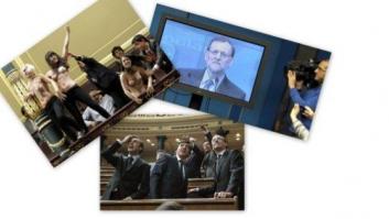 El plasma de Rajoy, elegida imagen política del año por los lectores del 'HuffPost'