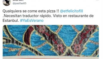 La traducción al español de un pizza que no deja indiferente a nadie: es para verla