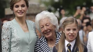 Muere la abuela de la reina Letizia, Menchu Álvarez del Valle, a los 93 años