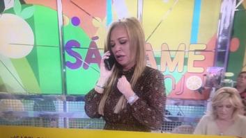 "Tranquilízate. No llores": la tensa llamada de Isabel Pantoja en pleno directo de 'Sálvame' (Telecinco)