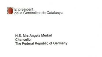 La carta de Artur Mas a Angela Merkel sobre la consulta soberanista