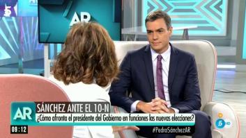 La pregunta de Ana Rosa Quintana (Telecinco) sobre Íñigo Errejón que ha descolocado a Pedro Sánchez
