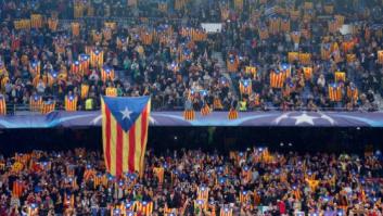 La UEFA sanciona al Barça con 150.000 euros por la exhibición de esteladas en el Camp Nou
