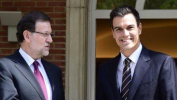 Pedro Sánchez se topa con el primer "no" de Rajoy, que rechaza la España federal