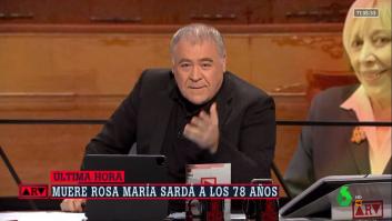 La despedida en directo de un afectado Ferreras a Rosa María Sardà: "Ella era muy grande"