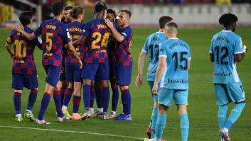 El Barcelona sigue líder tras ganar al Leganés (2-0)
