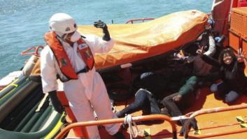 Rescatados más de 200 inmigrantes a bordo de balsas hinchables