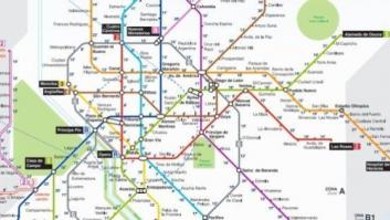 El plano del metro que esperabas: cuánto se tarda andando entre estaciones