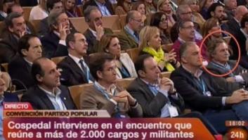 El marido de Cospedal, en primera fila de la Convención del PP tras las acusaciones de irregularidades