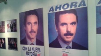 Aznar sí está en la Convención Nacional del PP... ¡en foto!