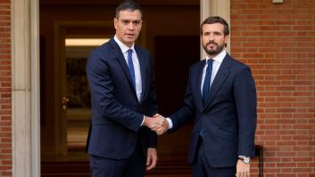 Sánchez trasmite a Casado que no descarta "ningún escenario" en Cataluña