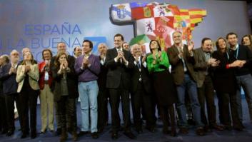 La 'marea azul' de la tropa de Rajoy